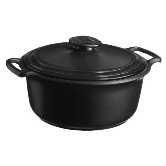 Emile Henry Керамична тенджера за готвене Cocotte 33 см/65 л "Sublime +" Slate