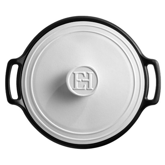 Emile Henry Керамична тенджера за готвене Cocotte 33 см/65 л "Sublime +" White