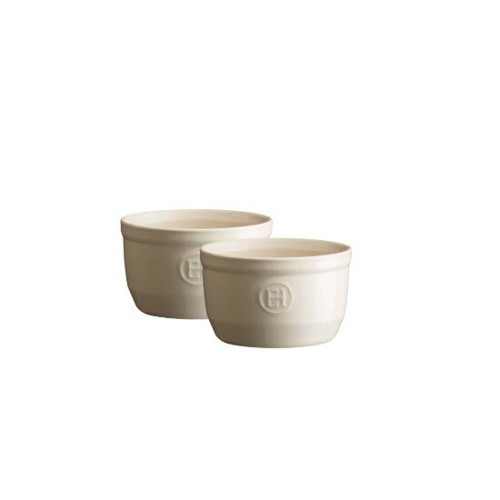 Emile Henry Комплект от 2 купи Ramekin керамични 10 см Clay -