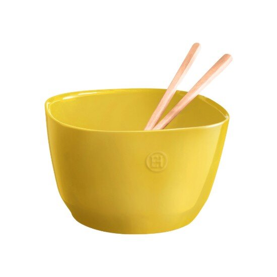Emile Henry Купа за салата керамична 22 см/37 л Provence Yellow-