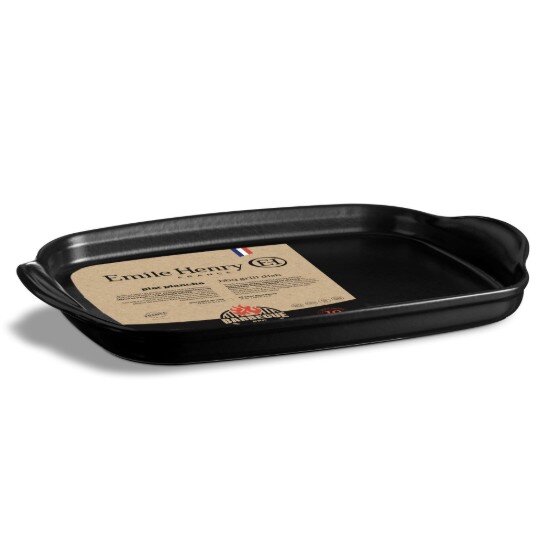 Emile Henry Съд за скара BBQ керамика 42.5x27.5 см Truffle -