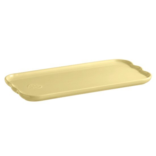 Emile Henry Сервираща чиния керамика 31.5 x 15 см Vanilla -