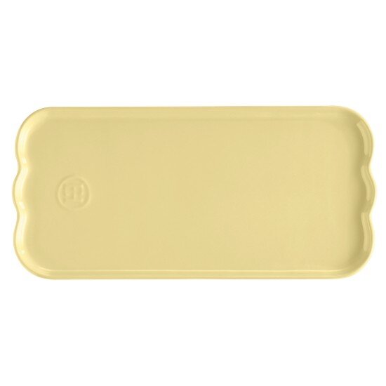 Emile Henry Сервираща чиния керамика 31.5 x 15 см Vanilla -