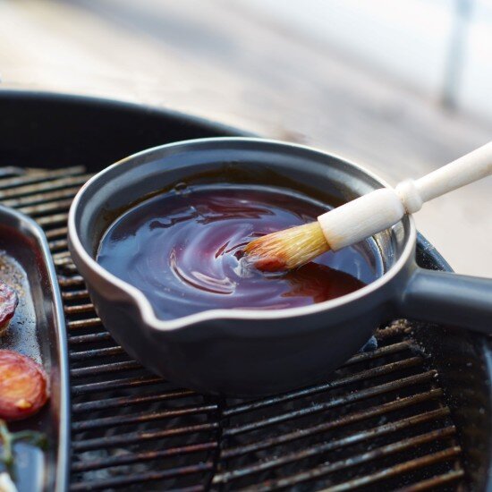 Emile Henry Тенджера BBQ керамика 19.5 см/1.2 л Truffle -