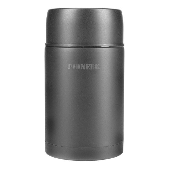 Grunwerg Термоизолационен съд за супа неръждаема стомана 1 л "Pioneer" чере