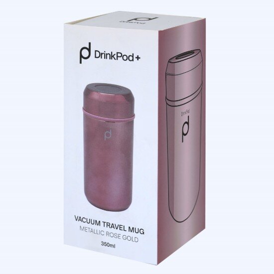 Grunwerg Термоизолационна бутилка от неръждаема стомана "DrinkPod" 350 мл Me