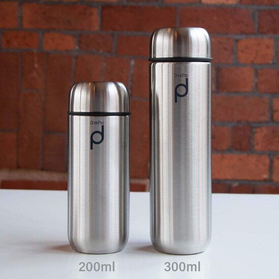 Grunwerg Термоизолирана бутилка неръждаема стомана 200 ml "DrinkPod" Matte