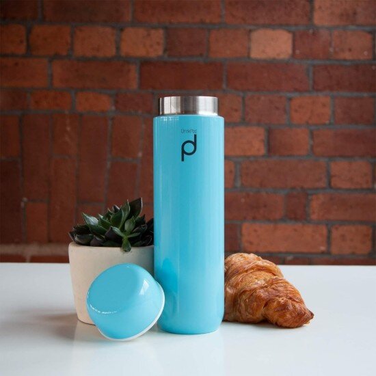 Grunwerg Термоизолираща бутилка от неръждаема стомана 300 ml "DrinkPod" Blue