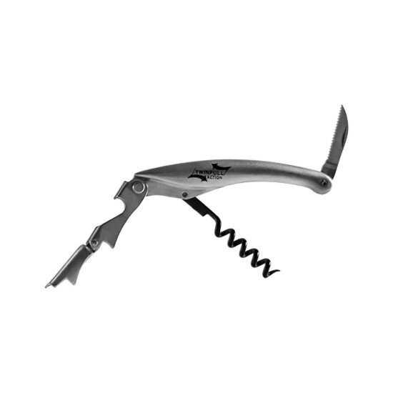Grunwerg Тирбушон 3 в 1 "Twin Pull" сребрист -