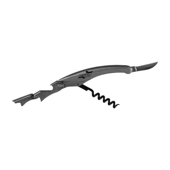 Grunwerg Тирбушон 3 в 1 "Twin Pull" сребрист -