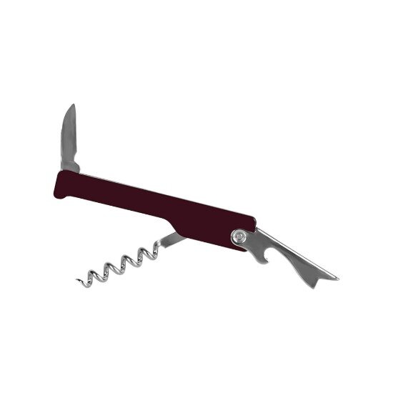 Grunwerg Тирбушон 3 в 1 "Waiter's Tool" <<Burgundy>> -
