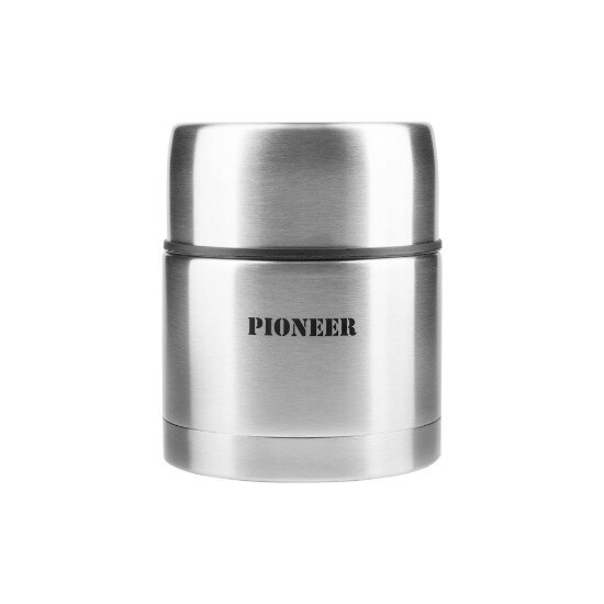 Grunwerg Топлоизолиран контейнер "Pioneer" за супа 500 мл сребрист цвят - Gru
