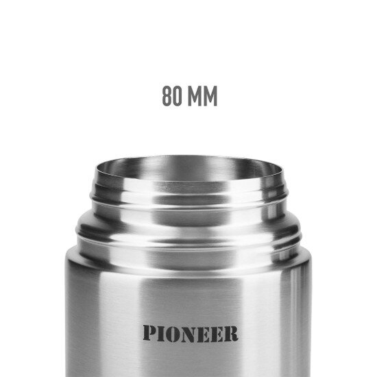 Grunwerg Топлоизолиран контейнер "Pioneer" за супа 500 мл сребрист цвят - Gru