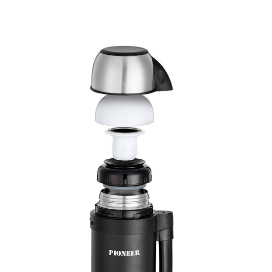 Grunwerg Вакуумен термос "Pioneer" 18 л неръждаема стомана Черен -