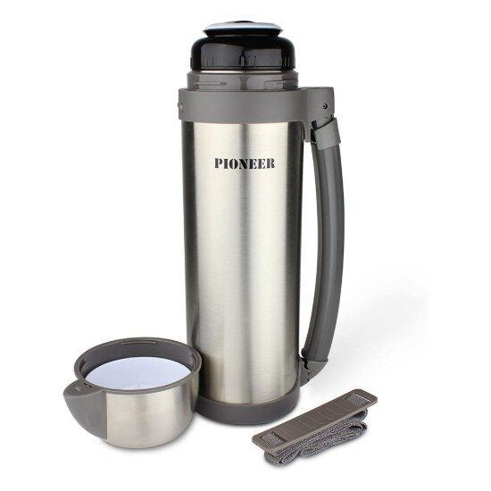 Grunwerg Вакуумна топлоизолационна бутилка неръждаема стомана 1.8 L "Pioneer