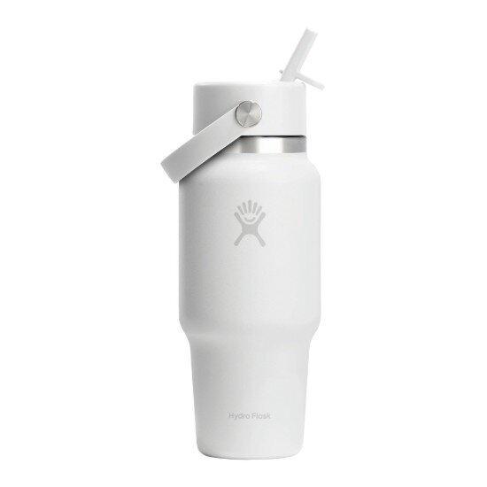 Hydro Flask Бутилка за вода "Wide Straw" неръждаема стомана 710 мл White - Hydr