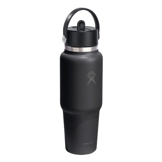 Hydro Flask Бутилка за вода "Wide Straw" неръждаема стомана 950 мл Black - Hydr