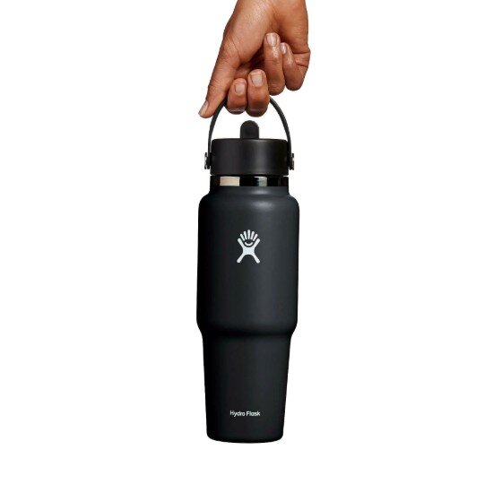 Hydro Flask Термоизолирана бутилка неръждаема стомана 950 мл "Wide Straw" Blac