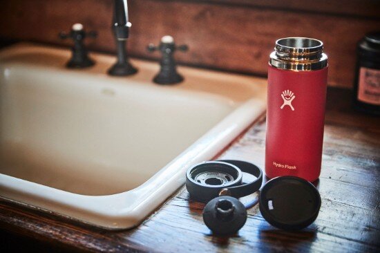 Hydro Flask Термоизолиращ капак за бутилка пластмасов "Wide Sip" Black - Hydro