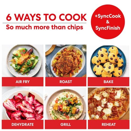 Instant Pot Двоен фритюрник с горещ въздух 85 л / 1700 W Vortex Plus VersaZone