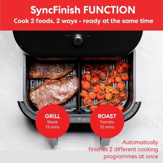 Instant Pot Двоен фритюрник с горещ въздух 85 л / 1700 W Vortex Plus VersaZone