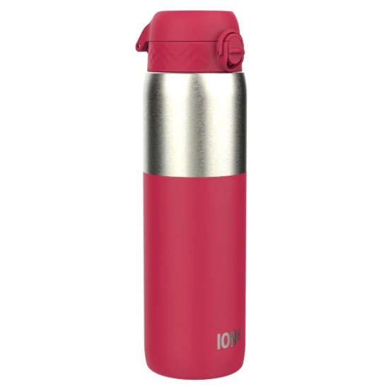 Ion8 Бутилка за вода неръждаема стомана 1.2 L Viva Magenta -