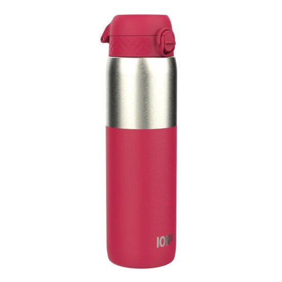 Ion8 Бутилка за вода неръждаема стомана 920 ml Viva Magenta -