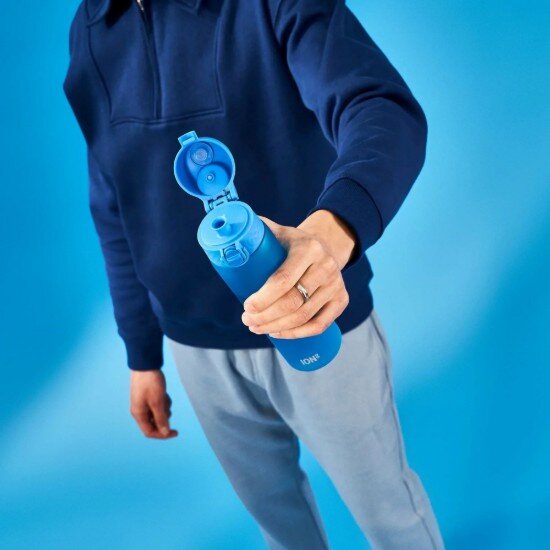Ion8 Бутилка за вода 'Slim' recyclon 500 ml Blue -