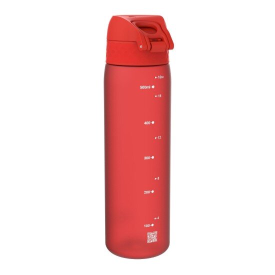 Ion8 Бутилка за вода "Slim" recyclon™ 500 ml Червена -