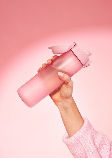 Ion8 Бутилка за вода "Slim" recyclon™ 500 ml Rose Quartz -