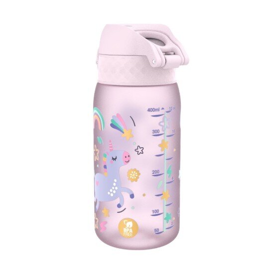 Ion8 Бутилка за вода за деца recyclon™ 350 ml Unicorns -