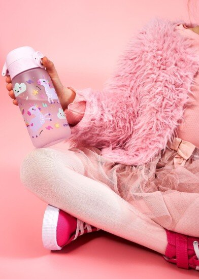 Ion8 Бутилка за вода за деца recyclon™ 350 ml Unicorns -