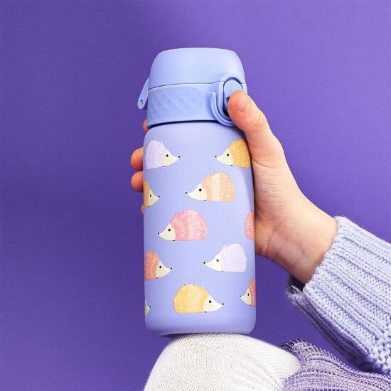 Ion8 Детска бутилка за вода неръждаема стомана 320мл Hedgehogs -