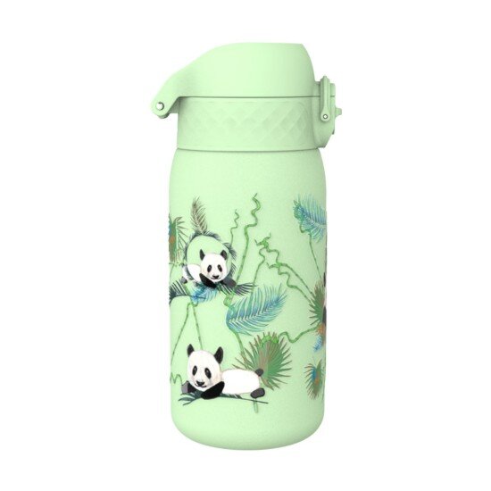Ion8 Детска бутилка за вода неръждаема стомана 400 мл Pandas -