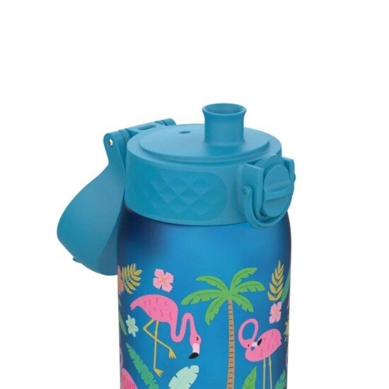 Ion8 Детска бутилка за вода recyclon™ 350 мл Flamingos -
