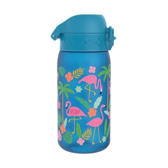 Ion8 Детска бутилка за вода recyclon™ 350 мл Flamingos -