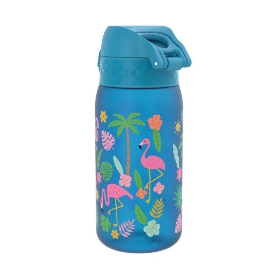 Ion8 Детска бутилка за вода recyclon™ 350 мл Flamingos -
