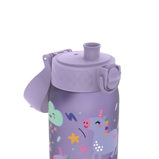 Ion8 Детска бутилка за вода recyclon™ 350 мл Periwinkle Unicorns -