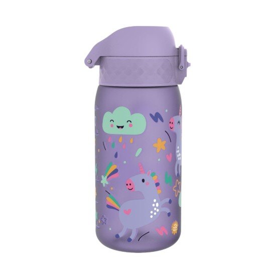 Ion8 Детска бутилка за вода recyclon™ 350 мл Periwinkle Unicorns -