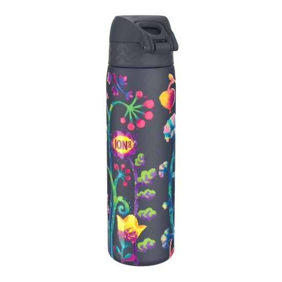 Ion8 Детска бутилка за вода SLIM неръждаема стомана 500мл Bright Floral