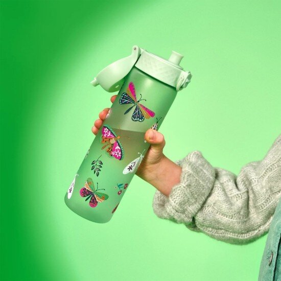 Ion8 Детска бутилка за вода "SLIM" recyclon 500 мл Wild Butterflies - Io