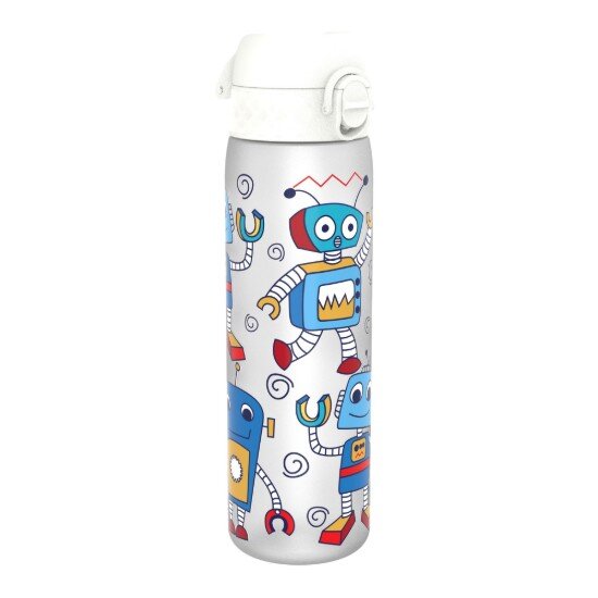 Ion8 Детска бутилка за вода "Slim" recyclon™ 500 ml Robots -