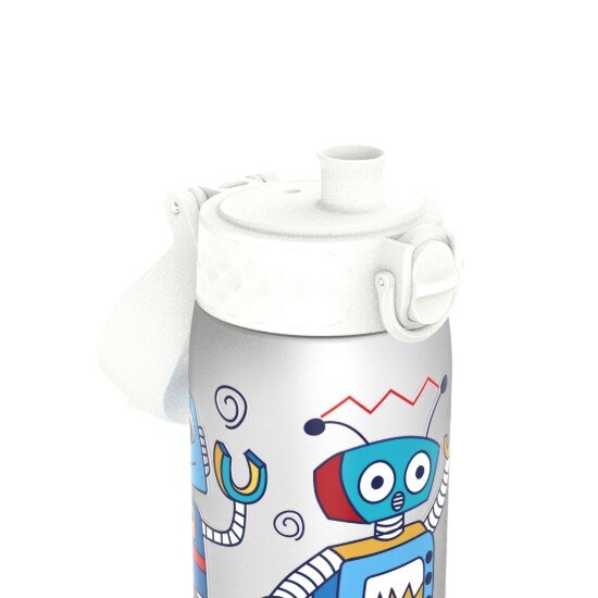 Ion8 Детска бутилка за вода "Slim" recyclon™ 500 ml Robots -
