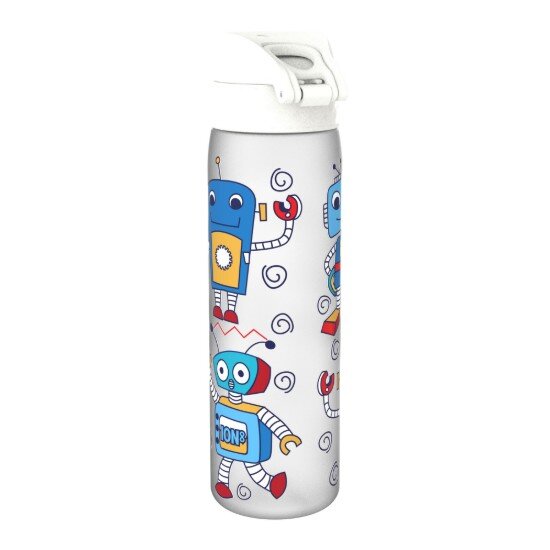 Ion8 Детска бутилка за вода "Slim" recyclon™ 500 ml Robots -
