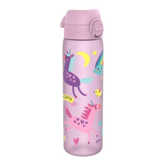 Ion8 Детска бутилка за вода "Slim" recyclon™ 500 ml Unicorns -