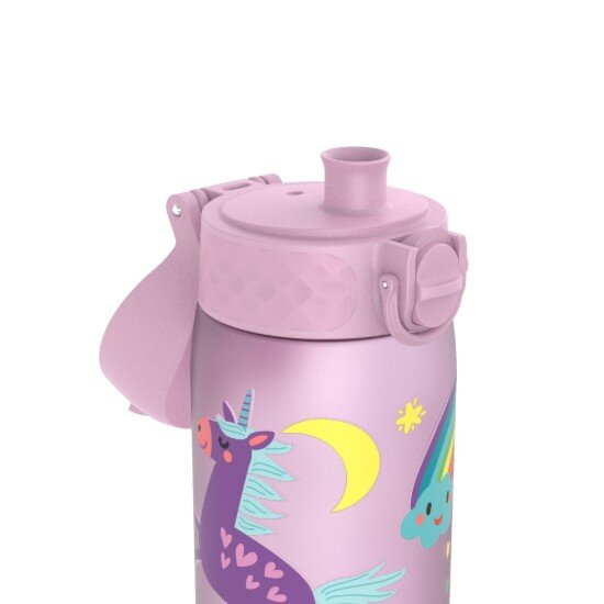 Ion8 Детска бутилка за вода "Slim" recyclon™ 500 ml Unicorns -
