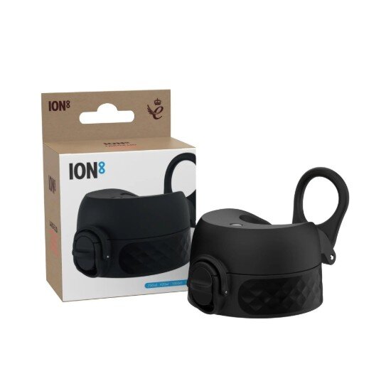 Ion8 Капак за бутилка за вода recyclon™ размер L Black -