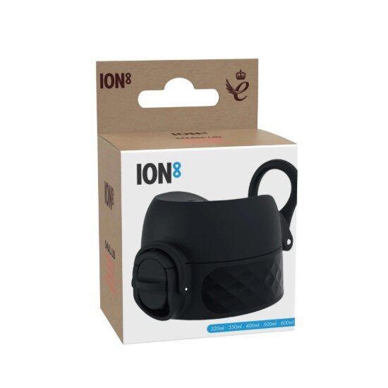 Ion8 Капак за бутилка за вода recyclon™ размер S Black -