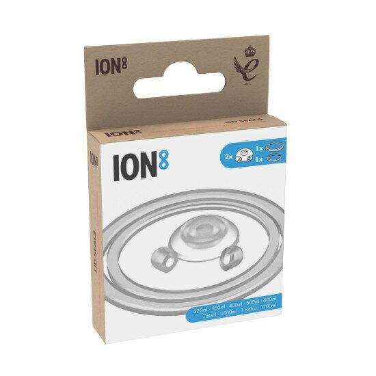 Ion8 Комплект аксесоари за запечатване на бутилки 8 части силикон прозра