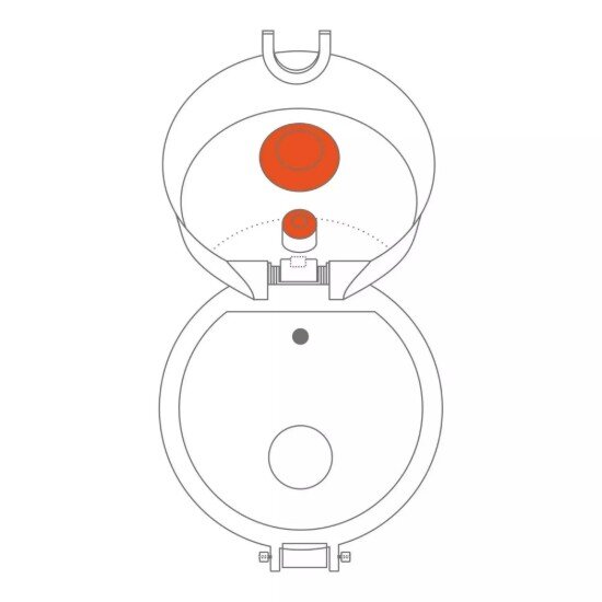 Ion8 "Slim" бутилка за вода за деца recyclon™ 500 мл Periwinkle Unicorn